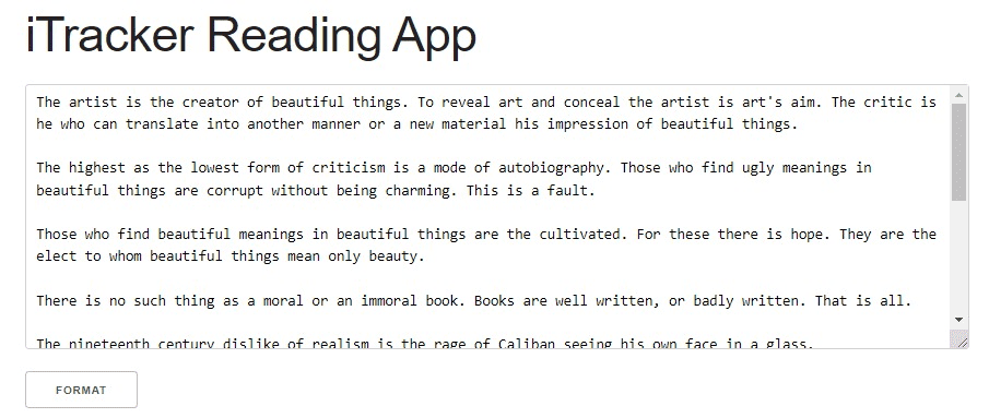 iTracker Reading App